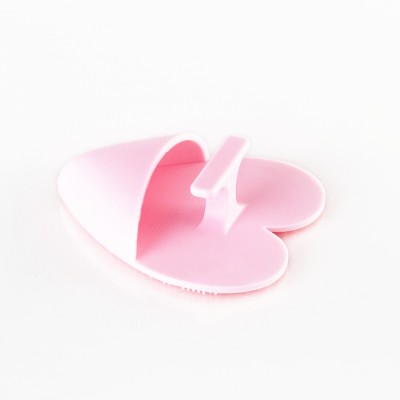 HeaLeanLo silicone heart shape wash face brush are facial cleansing brushes good for your skin silicon rubber face brush cleaner