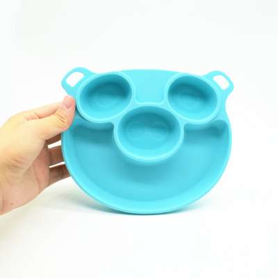 Reusable placemats for toddlers silicone bowl suction plate