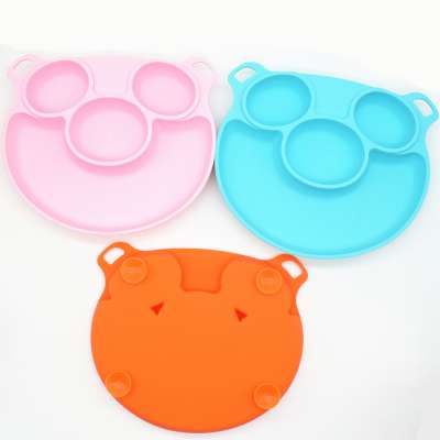 2019 Newest Design Silicone children's suction cup placemats baby food placemat