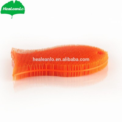 Healeanlo food grade silicone kitchen cleaning scrub brush bristles for sale