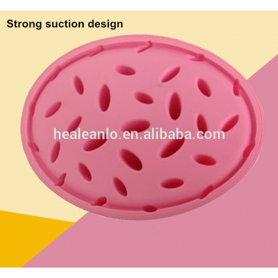 100% Food grade silicone anti choke resistant silicone Pet bowl factory